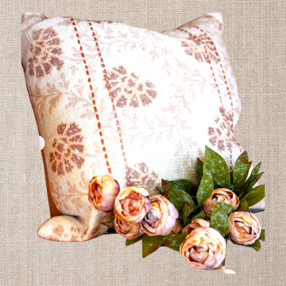 Elegant Muted Tones Accent Pillows (Set Of 2)